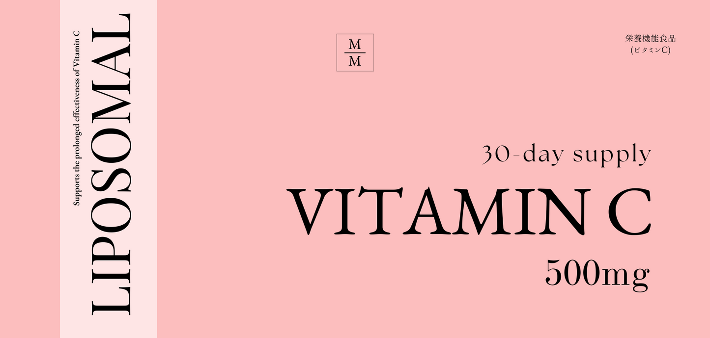 Liposomal + Vitamin C 500mg / リポソーム＋ビタミンC 500mg